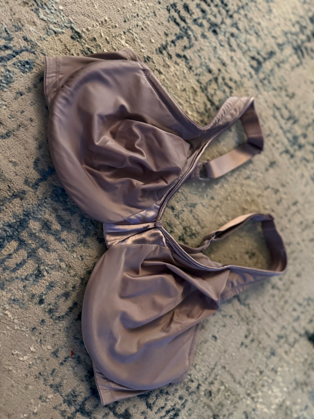 Satin-Look Warner Strapless Bra in Mauve 40D